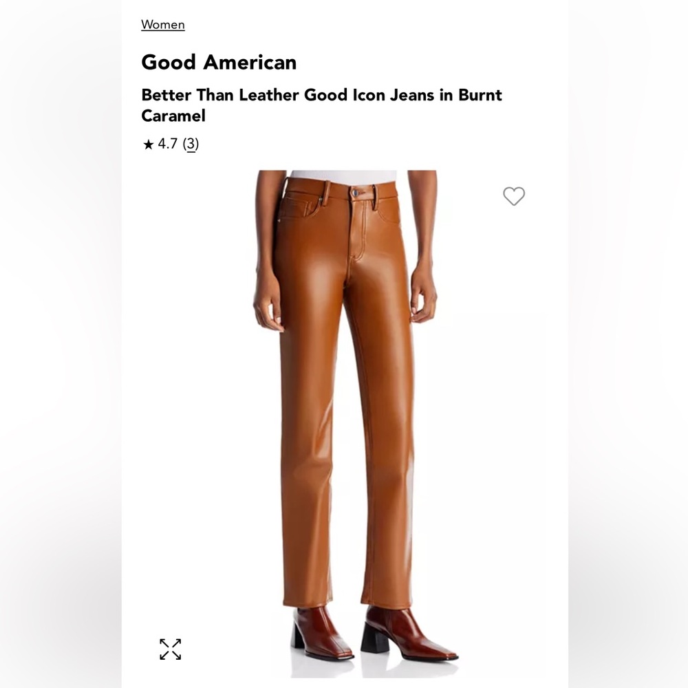 Good American Better than Leather pants - Picture 1 of 1